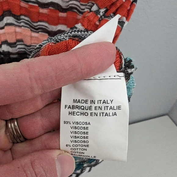 Vintage M. Missoni zigzag stripe corset sleeveless sweater - Picture 4 of 9